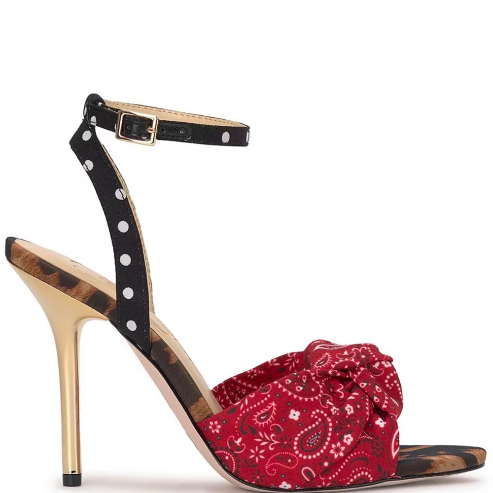 Jessica Simpson - Neveny High Heel Red Bandana Heels. Brand new, never worn.